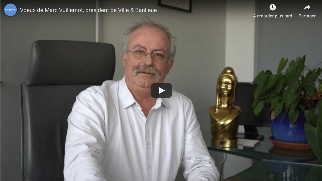 Vidéo de Marc Vuillemot présentant ses voeux 2020