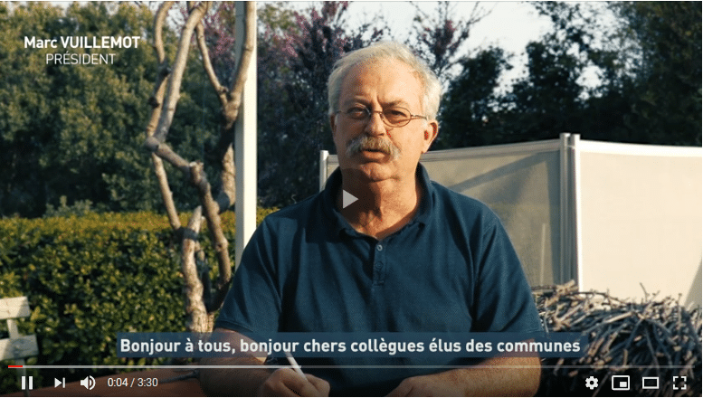 Miniature de la vidéo présentée montrant le Président de l'association