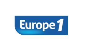 Cette image représente le logo d'Europe 1 sur un fond blanc
