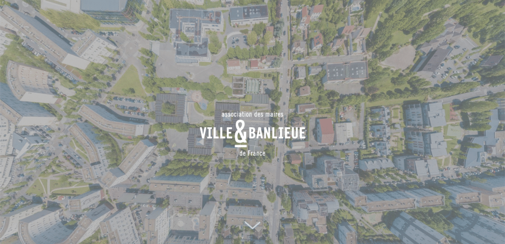 Photo aérienne de la commune de Chanteloup